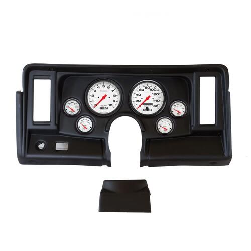 Autometer Direct Fit Dash Kit, Nova 69-76, Tach/Mph/Fuel/Oilp/Wtmp/Volt, Phantom, Phantom