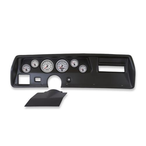 Autometer Direct Fit Dash Kit, Chevelless/Elcamino/Monte 70-72, Rpm/Mph/Fuel/Oilp/Wtmp/Bat, Ultra-Li