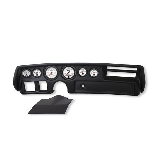 Autometer Direct Fit Dash Kit, Chevelle/Elcamino/Malibu 70-72, Rpm/Mph/Fuel/Oilp/Wtmp/Volt, Phantom