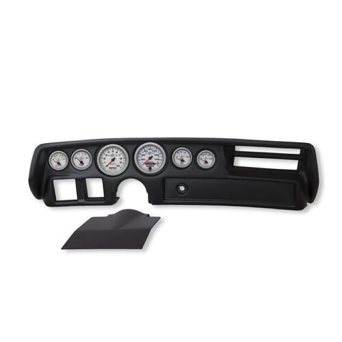 Autometer Direct Fit Dash Kit, Chevelle/Elcamino/Malibu 70-72, Rpm/Mph/Fuel/Oilp/Wtmp/Volt, Ultra-Li
