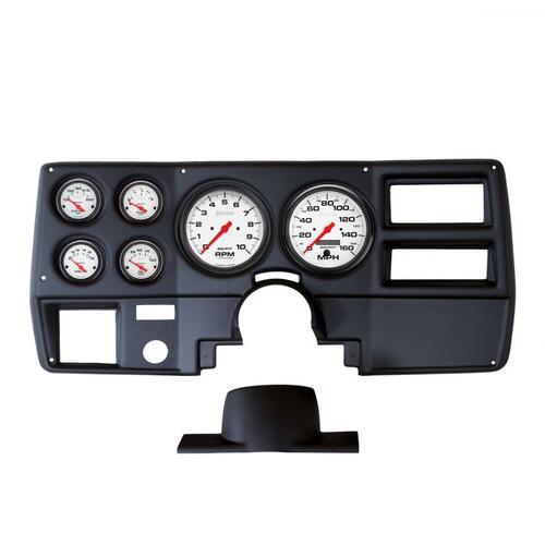 Autometer Direct Fit Dash Kit, Chevy Truck/Suburban 73-83, Tach/Mph/Fuel/Oilp/Wtmp/Volt, Phantom, Ph