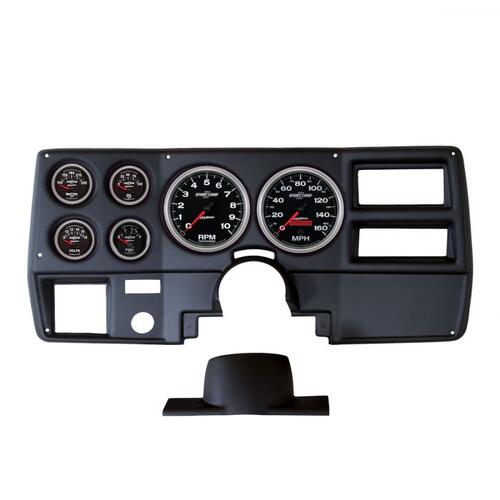 Autometer Direct Fit Dash Kit, Chevy Truck/Suburban 73-83, Tach/Mph/Fuel/Oilp/Wtmp/Volt, Sport-Comp
