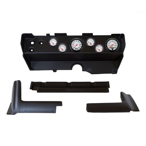 Autometer Direct Fit Dash Kit, Ebody/Cuda/Challenger 70-74, Tach/Mph/Fuel/Oilp/Wtmp/Volt, Phantom, P