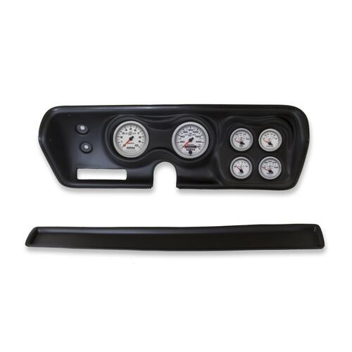 Autometer Direct Fit Dash Kit, Bbody/Chrgr/Gtx/Rdrnr/Sat 71-74, Rpm/Mph/Fuel/Oilp/Wtmp/Bat, Ultra-Li