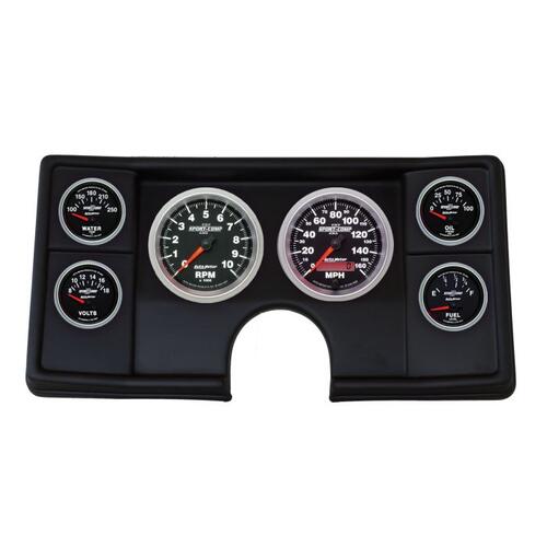 Autometer Direct Fit Dash Kit, Malibu/El Camino/Montecarlo 82-87, Sport-Comp Ii, Sport-Comp Ii