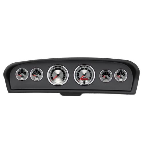 Autometer Direct Fit Dash Kit, Ford Truck 61-66, Tach/Mph/Fuel/Oilp/Wtmp/Volt, American Muscle, Amer
