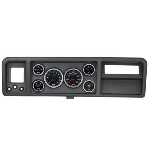 Autometer Direct Fit Dash Kit, Ford Truck 73-79, Tach/Mph/Fuel/Oilp/Wtmp/Volt, Cobalt, Cobalt