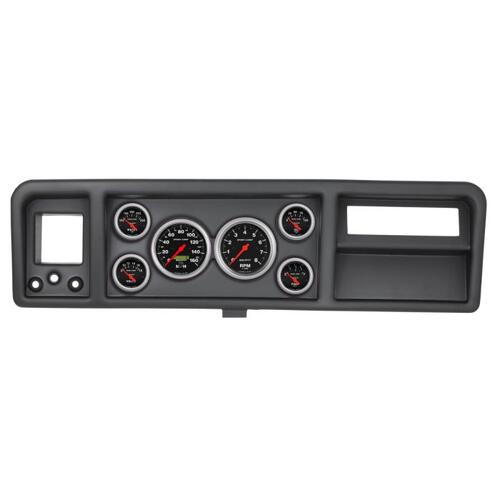 Autometer Direct Fit Dash Kit, Ford Truck 73-79, Tach/Mph/Fuel/Oilp/Wtmp/Volt, Sport-Comp, Sport-Com
