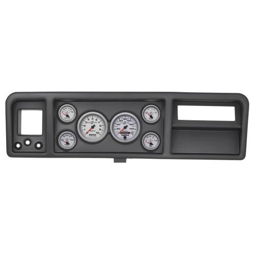 Autometer Direct Fit Dash Kit, Ford Truck 73-79, Tach/Mph/Fuel/Oilp/Wtmp/Volt, Ultra-Lite Ii, Ultra-