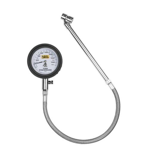 Autometer Gauge, Tire Pressure, 0-150Psi, Analog, Tire Pressure Gauge