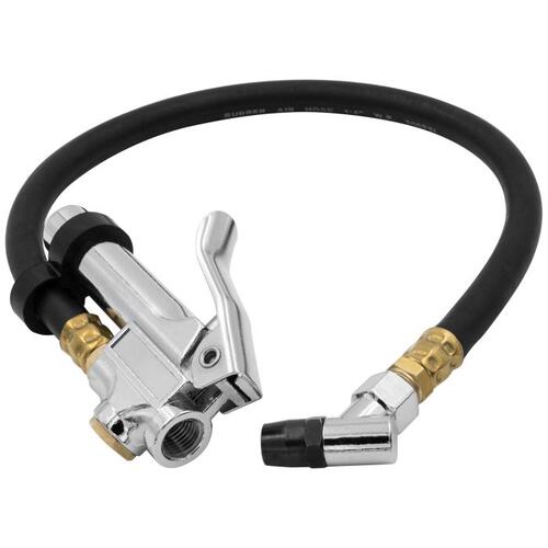 Autometer Inflator Assembly, Tire Press, Incl. 18 In. Hose & 45 Degree Bullet Chuck, Tire Pressure A