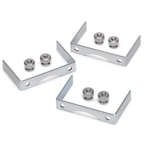 Autometer Gauge Bracket Kit, 2 5/8", Aluminum, Qty 3, Accessories