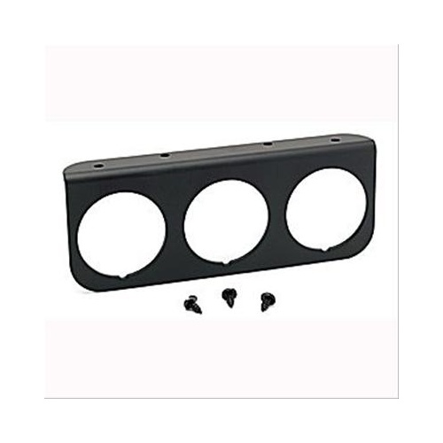 Autometer Gauge MOUNTING PANEL, TRIPLE, 2 1/16 in., Black, Aluminium