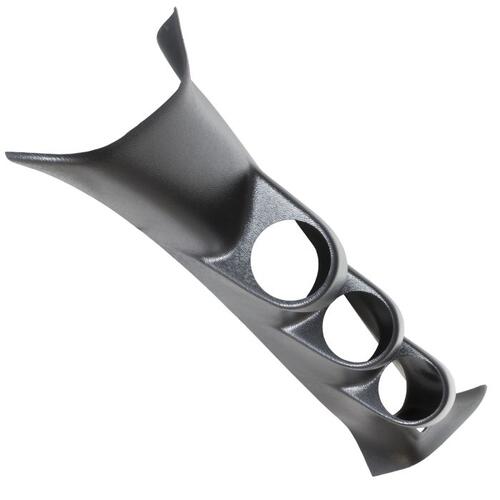 Autometer Gauge Mount, A-Pillar, Full, Triple, 2 1/16", Mitsubishi Evo 8/9 03-07, Mounting Solutions