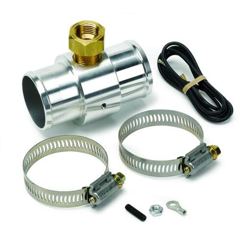 Autometer Fitting, Adapter, Radiator Hose, 1.5", 3/8" Nptf Female, Aluminum, Accessories