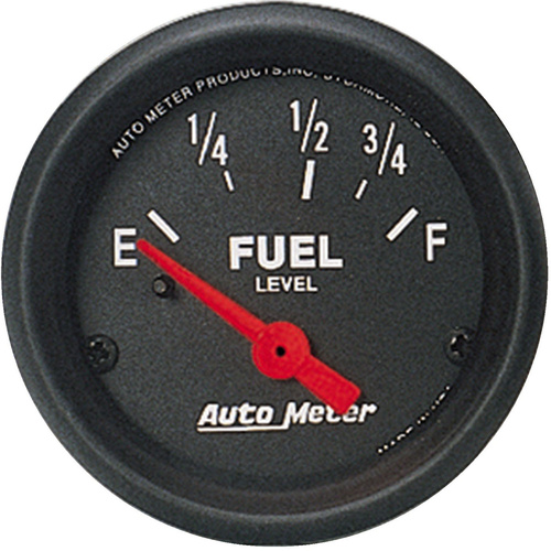 Autometer Gauge, Z-Series, Fuel Level, 2 1/16 in., 0-90 Ohms, Electrical, Each