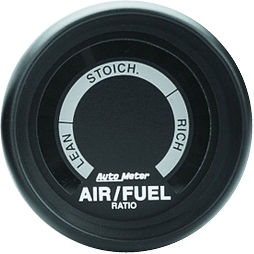 Autometer Gauge, Z-Series, AIR/FUEL RATIO-NARROWBAND, 2 1/16 in., LEAN-RICH, LED ARRAY,