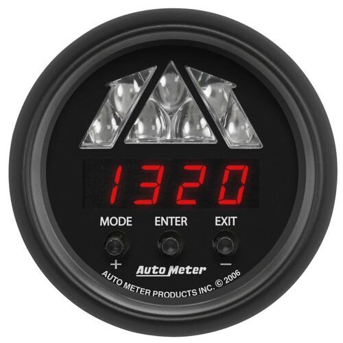 Autometer Gauge, Tachometer, Digital Rpm W/ Led Shift Light, Z-Series, Z-Series