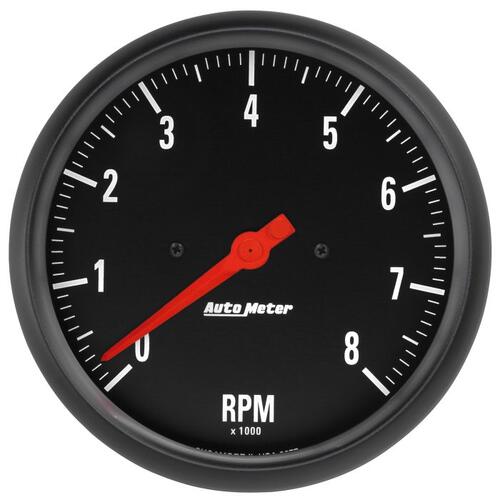 Autometer Gauge, Tachometer, 5", 8K Rpm, In-Dash, Z-Series, Z-Series