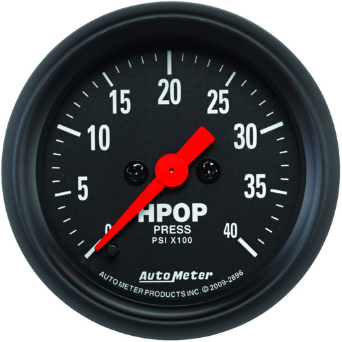 Autometer Gauge, Z-Series, HIGH PRESS OIL PUMP, 2 1/16 in., 4Kpsi, Digital Stepper Motor,