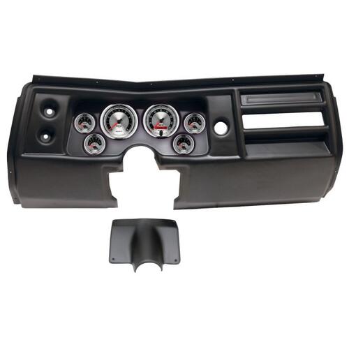 Autometer Direct Fit Dash Kit, (3 3/8" X2, 2 1/16" X4), Chevy Chevelle No Vent 68, American Muscle,