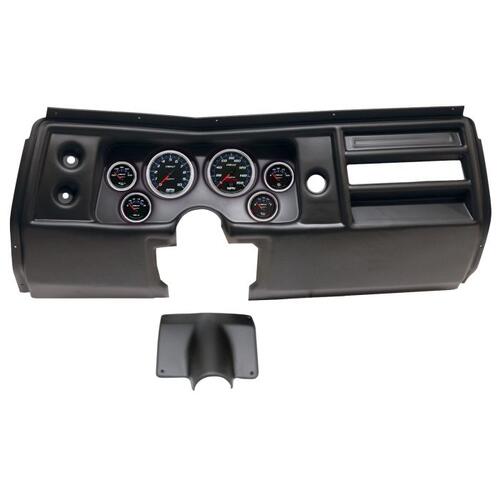 Autometer Direct Fit Dash Kit, (3 3/8" X2, 2 1/16" X4), Chevy Chevelle No Vent 68, Cobalt, Cobalt