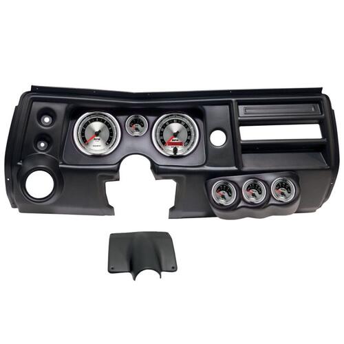 Autometer Direct Fit Dash Kit, (5" X2, 2 1/16" X4), Chevy Chevelle Vent 68, American Muscle, America