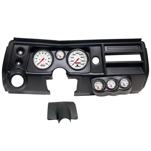 Autometer Direct Fit Dash Kit, (5" X2, 2 1/16" X4), Chevy Chevelle Vent 68, Phantom, Phantom
