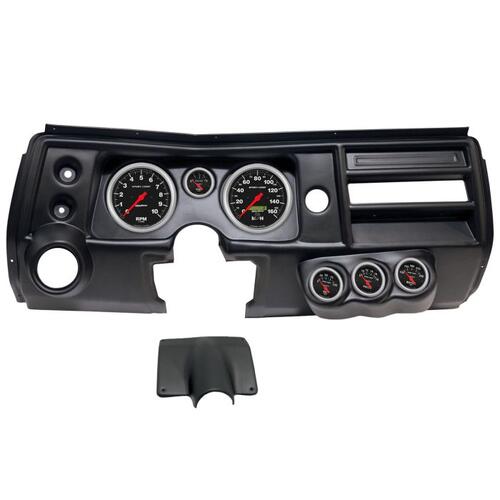 Autometer Direct Fit Dash Kit, (5" X2, 2 1/16" X4), Chevy Chevelle Vent 68, Sport-Comp, Sport-Comp