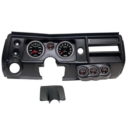 Autometer Direct Fit Dash Kit, (5" X2, 2 1/16" X4), Chevy Chevelle Vent 68, Sport-Comp Ii, Sport-Com