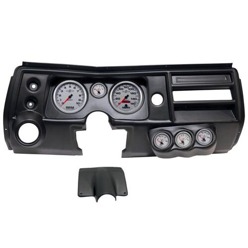 Autometer Direct Fit Dash Kit, (5" X2, 2 1/16" X4), Chevy Chevelle Vent 68, Ultra-Lite Ii, Ultra-Lit