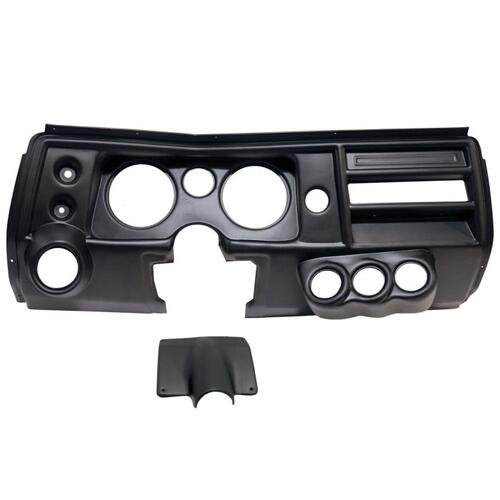 Autometer Gauge Mount, Direct Fit, (5" X2, 2 1/16" X4), Chevy Chevelle Vent 68, Mounting Solutions