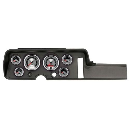 Autometer Direct Fit Dash Kit, (3 3/8" X2, 2 1/16" X4), Pontiac Gto/Lemans 68, American Muscle, Amer