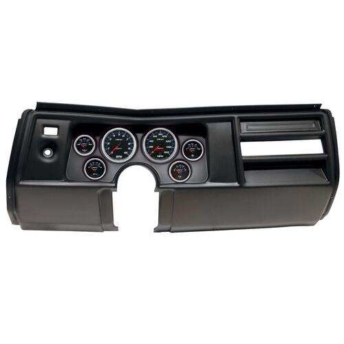 Autometer Direct Fit Dash Kit, (3 3/8" X2, 2 1/16" X4), Chevy Chevelle No Vent 69, Cobalt, Cobalt