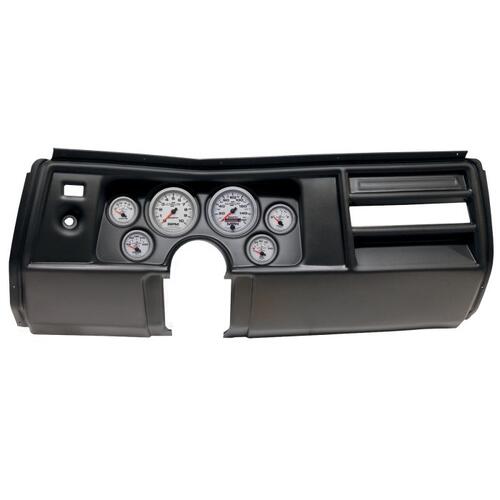 Autometer Direct Fit Dash Kit, (3 3/8" X2, 2 1/16" X4), Chevy Chevelle No Vent 69, Ultra-Lite Ii, Ul