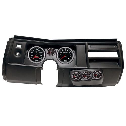 Autometer Direct Fit Dash Kit, (5" X2, 2 1/16" X4), Chevy Chevelle No Vent 69, Sport-Comp Ii, Sport-