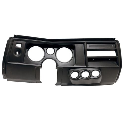 Autometer Gauge Mount, Direct Fit, (5" X2, 2 1/16" X4), Chevy Chevelle No Vent 69, Mounting Solution