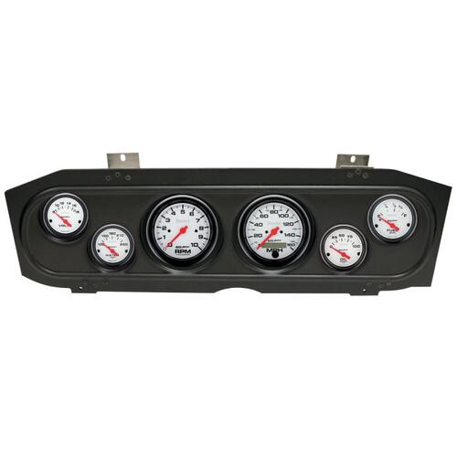 Autometer Direct Fit Dash Kit, (3 3/8" X2, 2 1/16" X4), Merc Cougar 69-70, Phantom, Phantom