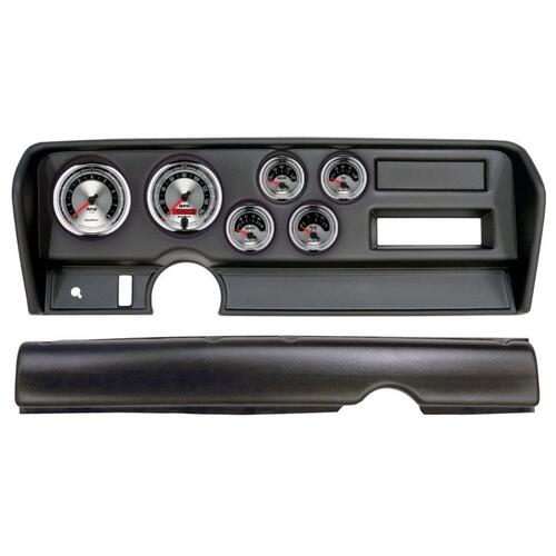 Autometer Direct Fit Dash Kit, (3 3/8" X2, 2 1/16" X4), Pontiac Gto No Ac 70-72, American Muscle, Am