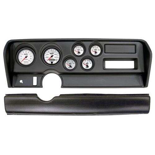 Autometer Direct Fit Dash Kit, (3 3/8" X2, 2 1/16" X4), Pontiac Gto No Ac 70-72, Phantom Ii, Phantom