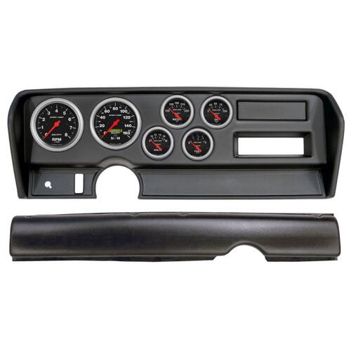 Autometer Direct Fit Dash Kit, (3 3/8" X2, 2 1/16" X4), Pontiac Gto No Ac 70-72, Sport-Comp, Sport-C
