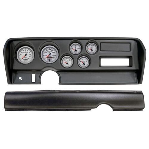 Autometer Direct Fit Dash Kit, (3 3/8" X2, 2 1/16" X4), Pontiac Gto No Ac 70-72, Ultra-Lite Ii, Ultr