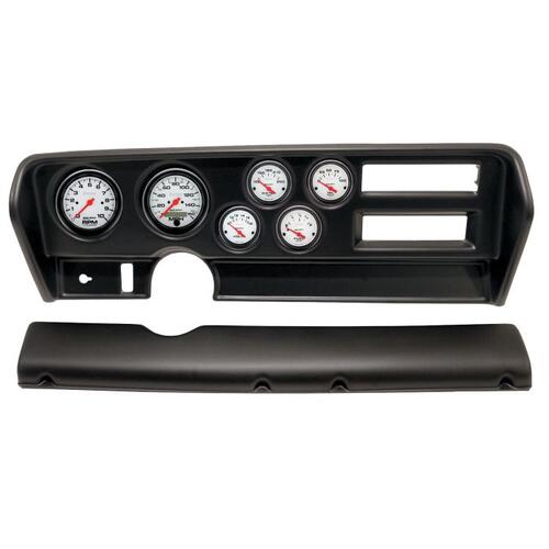 Autometer Direct Fit Dash Kit, (3 3/8" X2, 2 1/16" X4), Pontiac Gto Ac 70-72, Phantom, Phantom