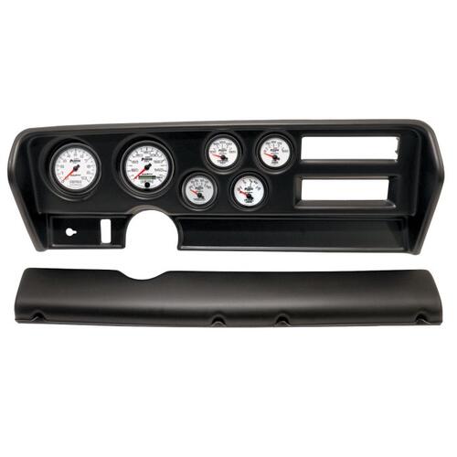Autometer Direct Fit Dash Kit, (3 3/8" X2, 2 1/16" X4), Pontiac Gto Ac 70-72, Phantom Ii, Phantom Ii
