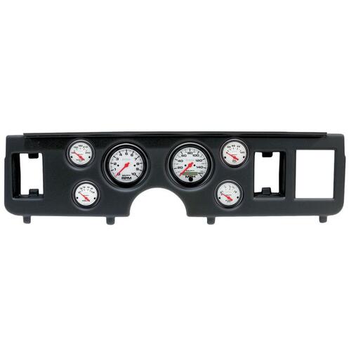 Autometer Direct Fit Dash Kit, (3 3/8" X2, 2 1/16" X4), Ford Mustang 79-86, Phantom, Phantom