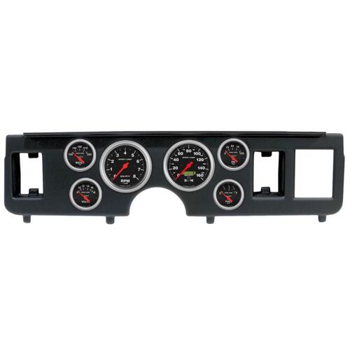 Autometer Direct Fit Dash Kit, (3 3/8" X2, 2 1/16" X4), Ford Mustang 79-86, Sport-Comp, Sport-Comp