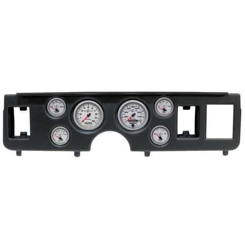 Autometer Direct Fit Dash Kit, (3 3/8" X2, 2 1/16" X4), Ford Mustang 79-86, Ultra-Lite Ii, Ultra-Lit