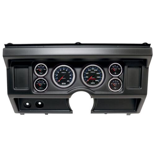 Autometer Direct Fit Dash Kit, (3 3/8" X2, 2 1/16" X4), Ford Truck No Ac 80-86, Cobalt, Cobalt