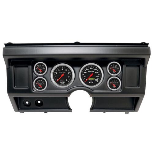 Autometer Direct Fit Dash Kit, (3 3/8" X2, 2 1/16" X4), Ford Truck No Ac 80-86, Sport-Comp, Sport-Co