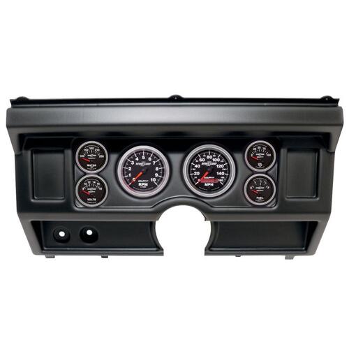 Autometer Direct Fit Dash Kit, (3 3/8" X2, 2 1/16" X4), Ford Truck No Ac 80-86, Sport-Comp Ii, Sport